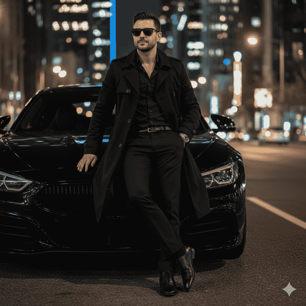 Mysterious Night Elegance — Realistic People (8K) AI Prompt