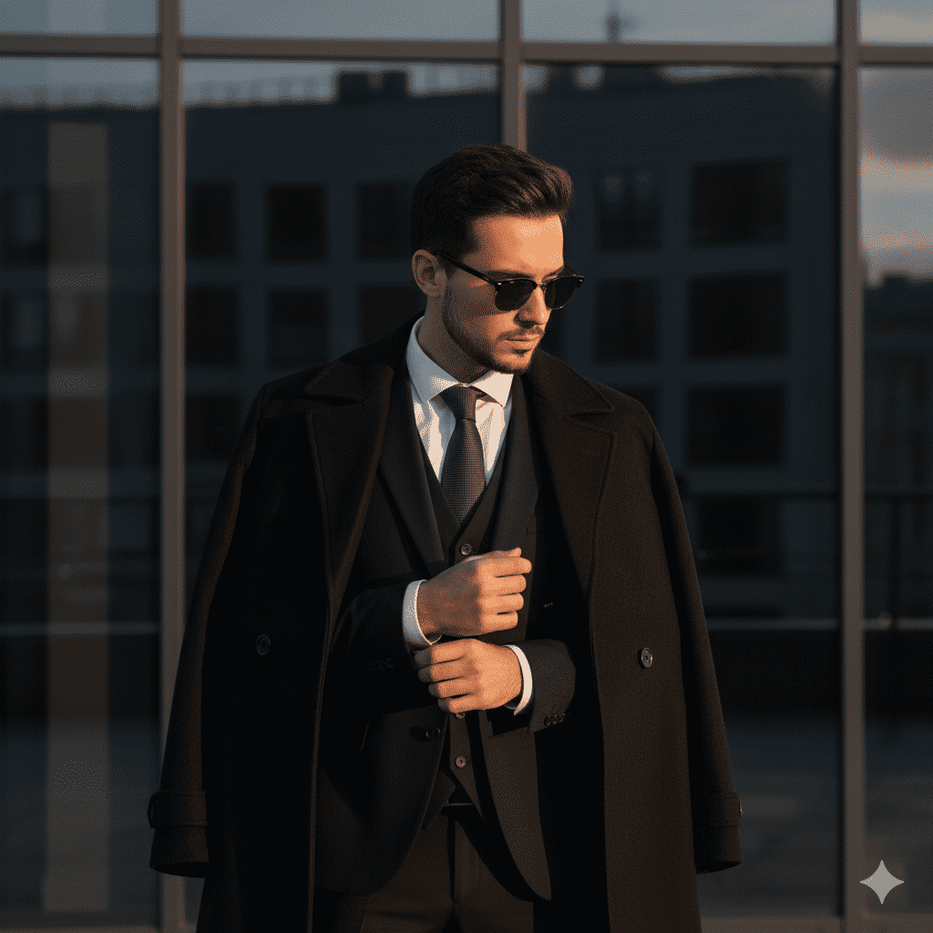 Urban Elegance: A Cinematic Fashion Portrait — Realistic People (8K) AI Prompt