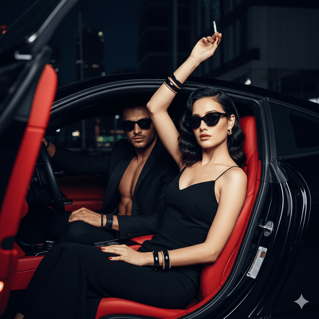 Night City Luxury — Couples AI Prompt