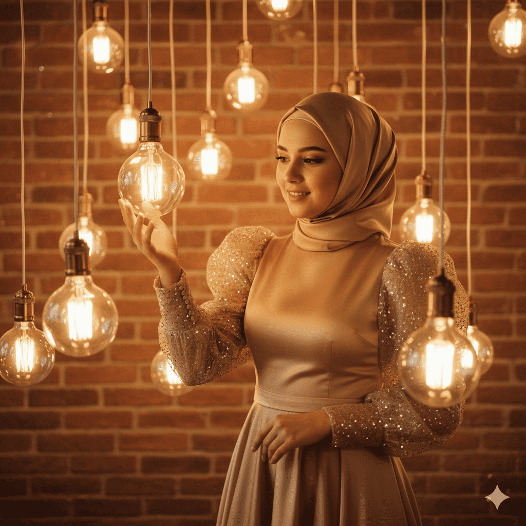 Glow of Elegance — For Girls AI Prompt