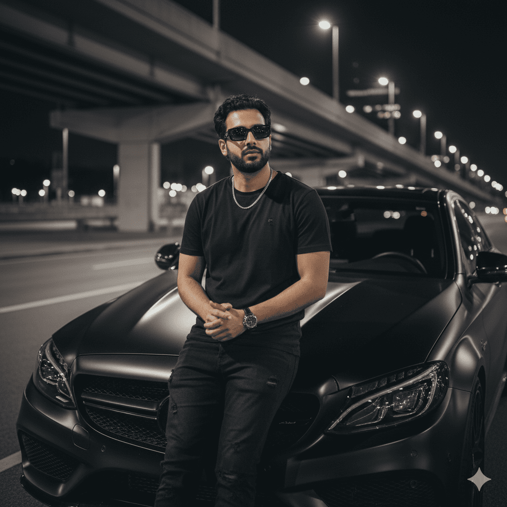 Midnight Drive — Realistic People (8K) AI Prompt