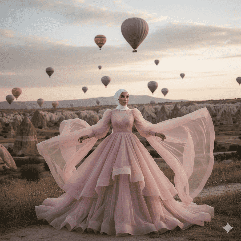 Balloons Over Cappadocia — For Girls AI Prompt