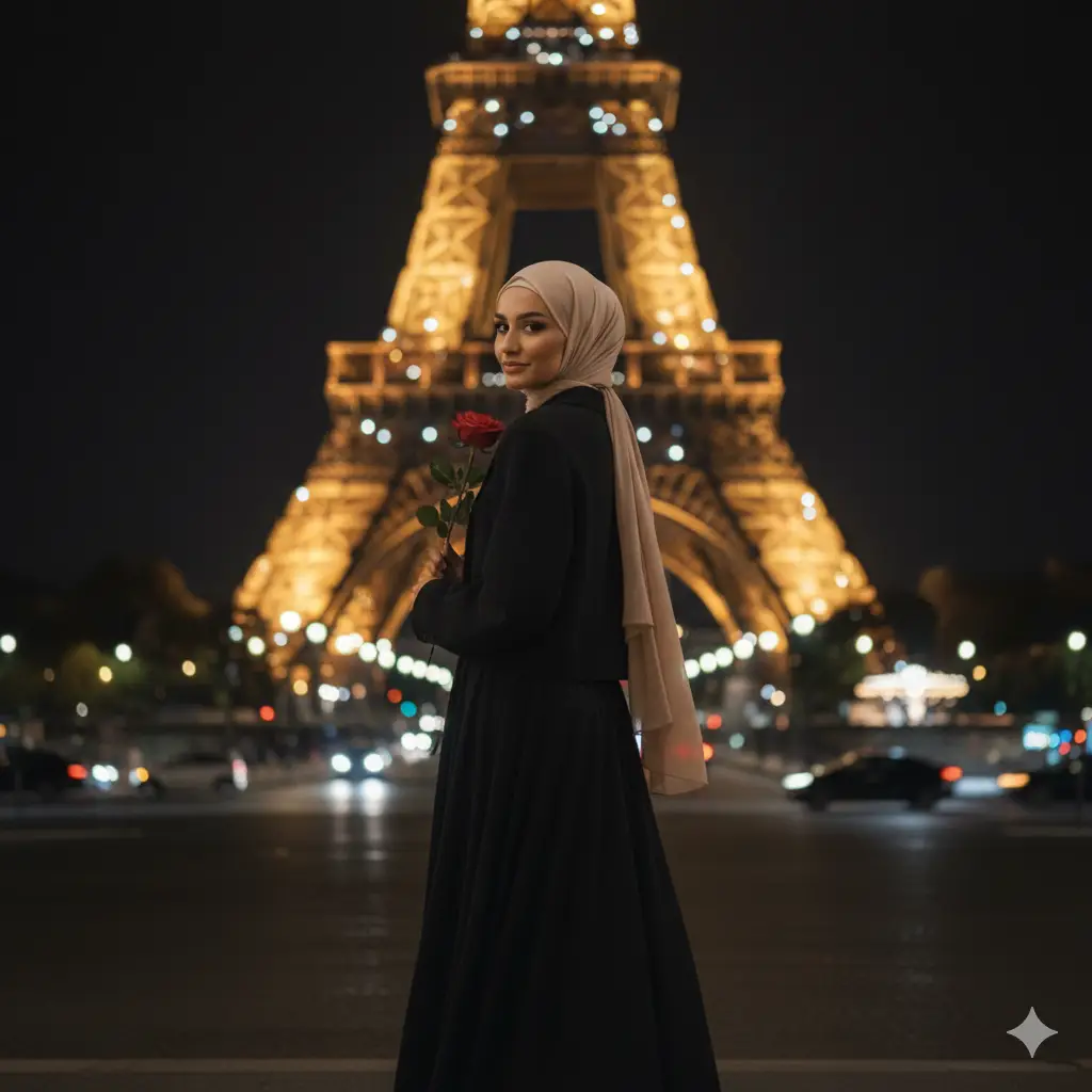 Midnight in Paris — For Girls AI Prompt