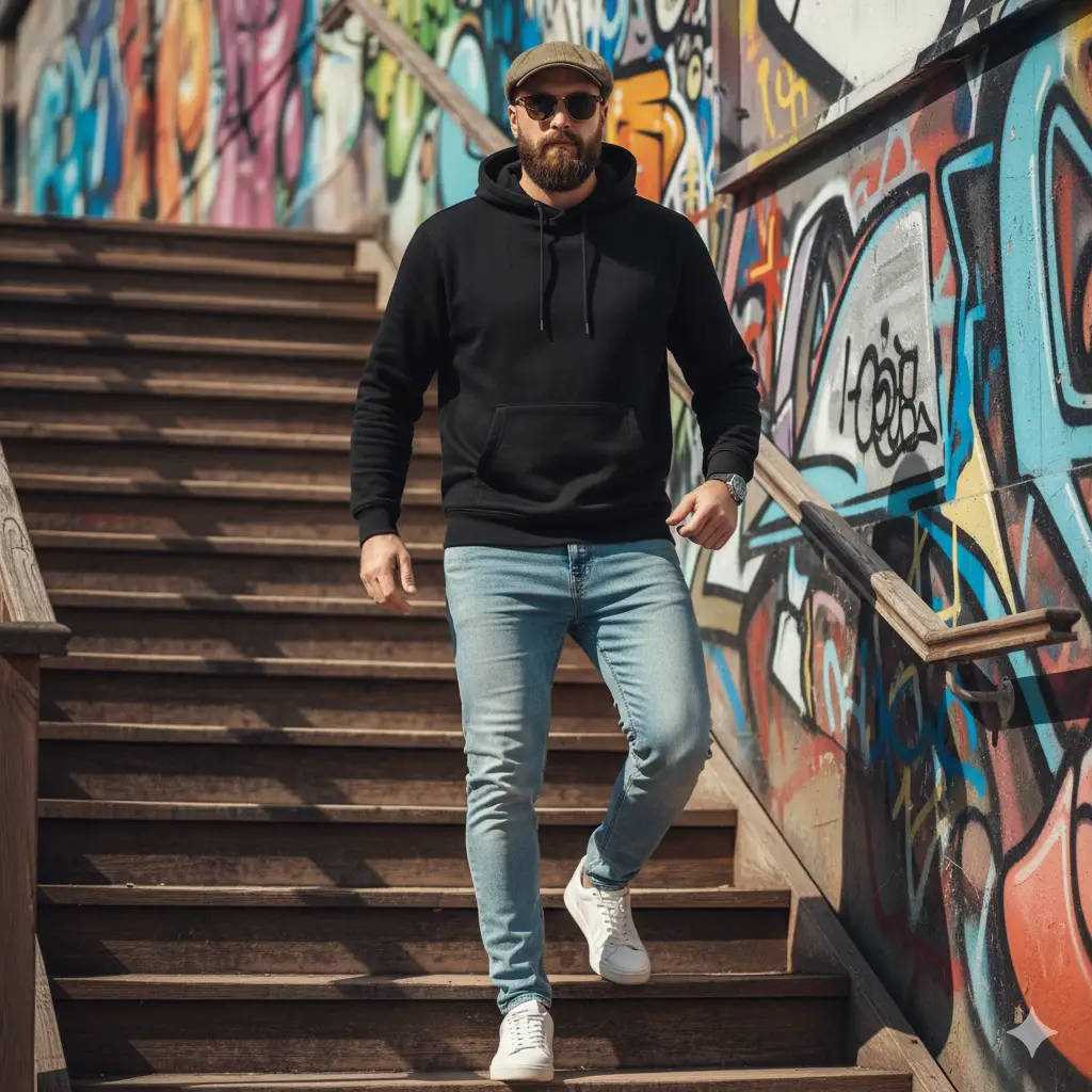 Urban Street Walk — For Men AI Prompt