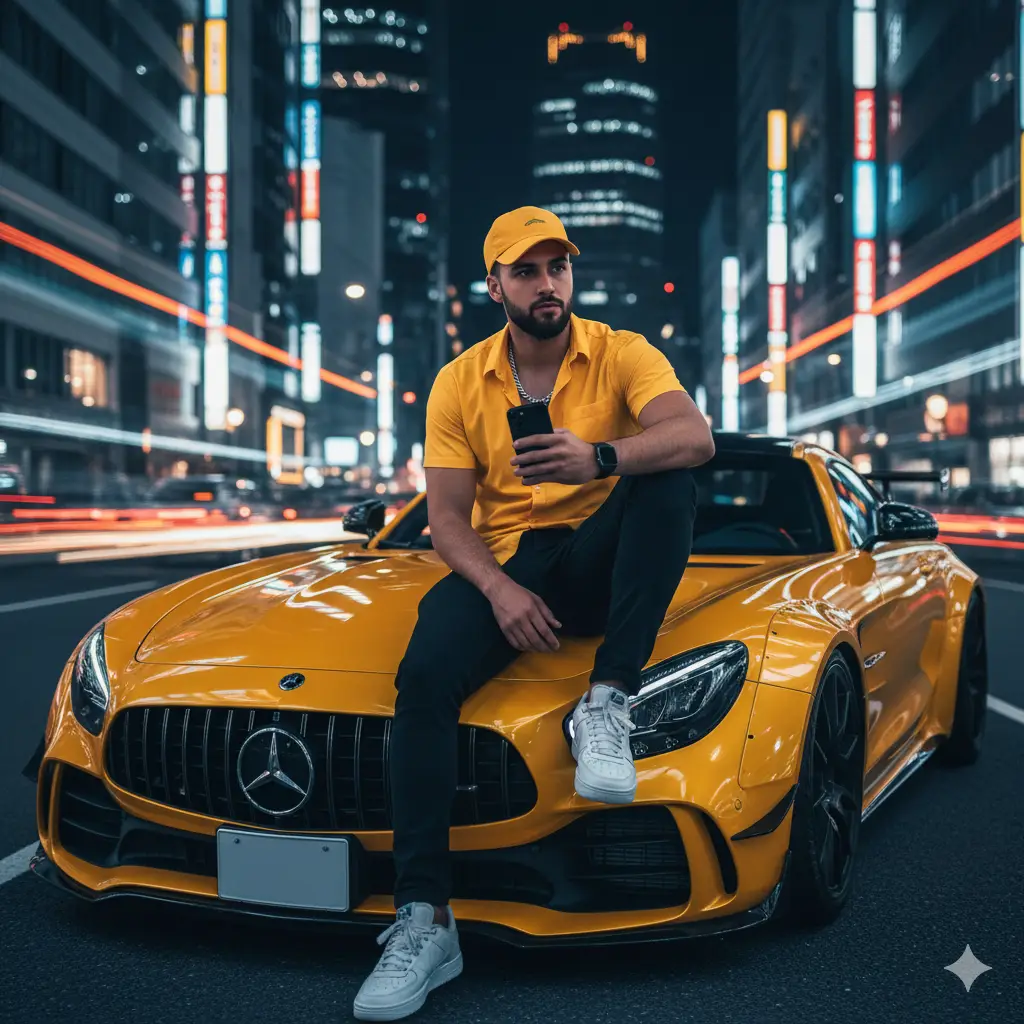 Tokyo Night Ride — Realistic People (8K) AI Prompt