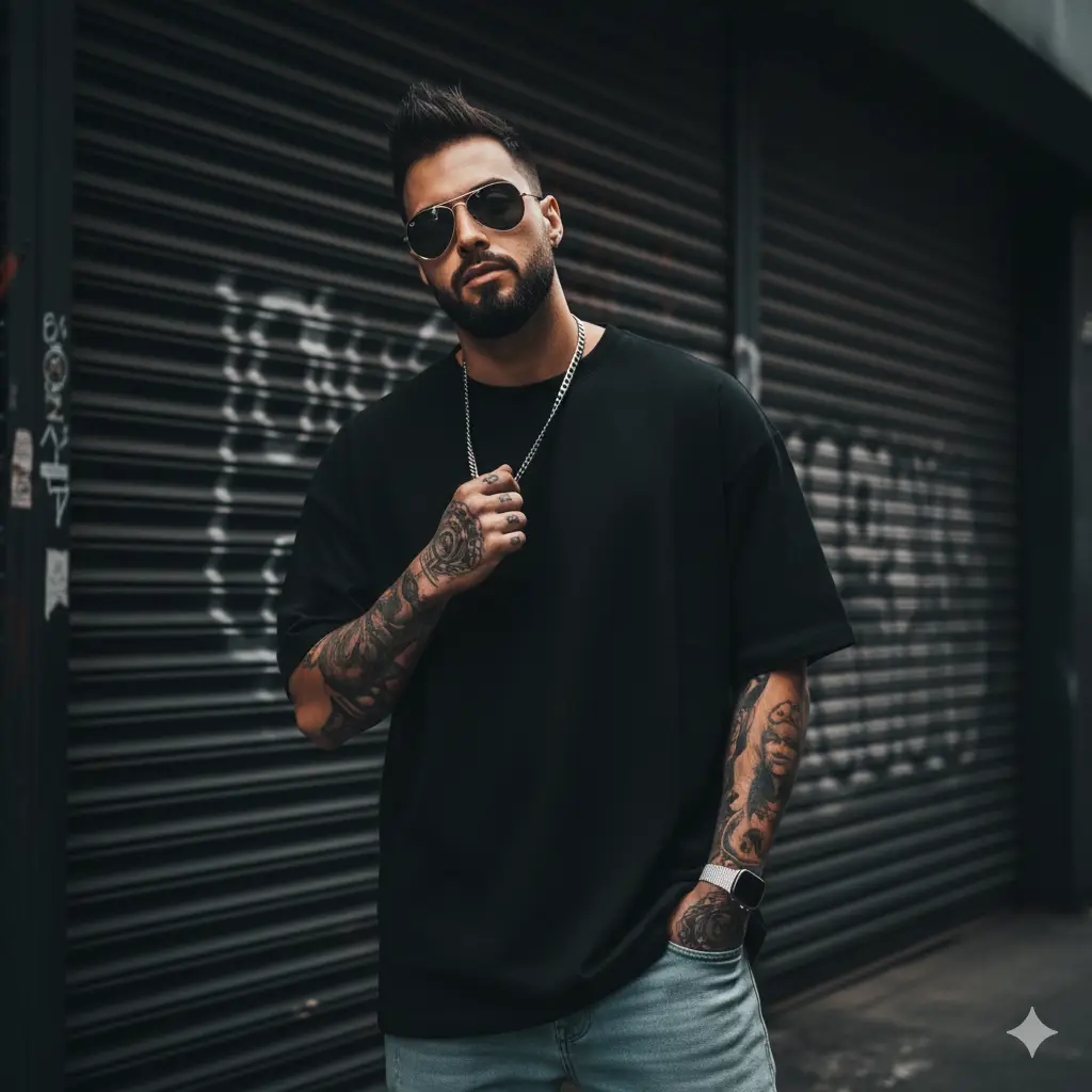 Moody Street Style — For Men AI Prompt