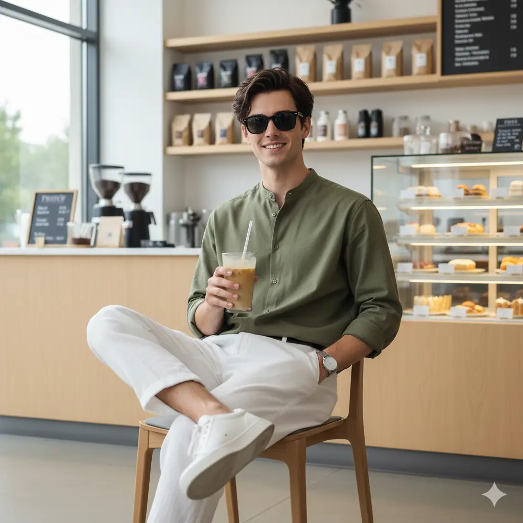 Modern Café Style — Gemini ( Nano Banan ) AI Prompt
