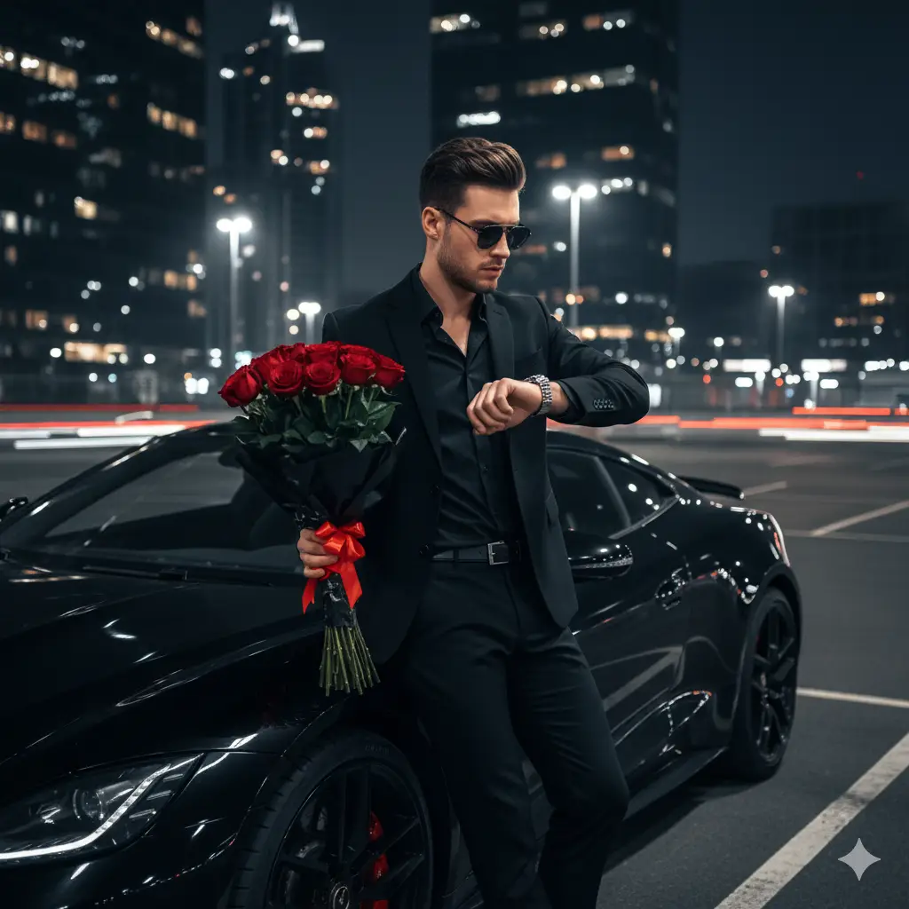 Midnight Luxury Wait — For Men AI Prompt