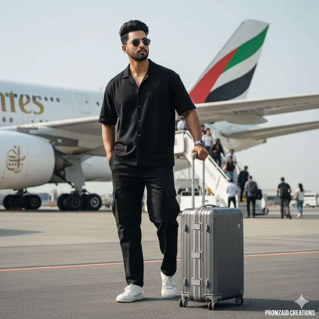 Airport Luxury Portrait — Realistic People (8K) AI Prompt