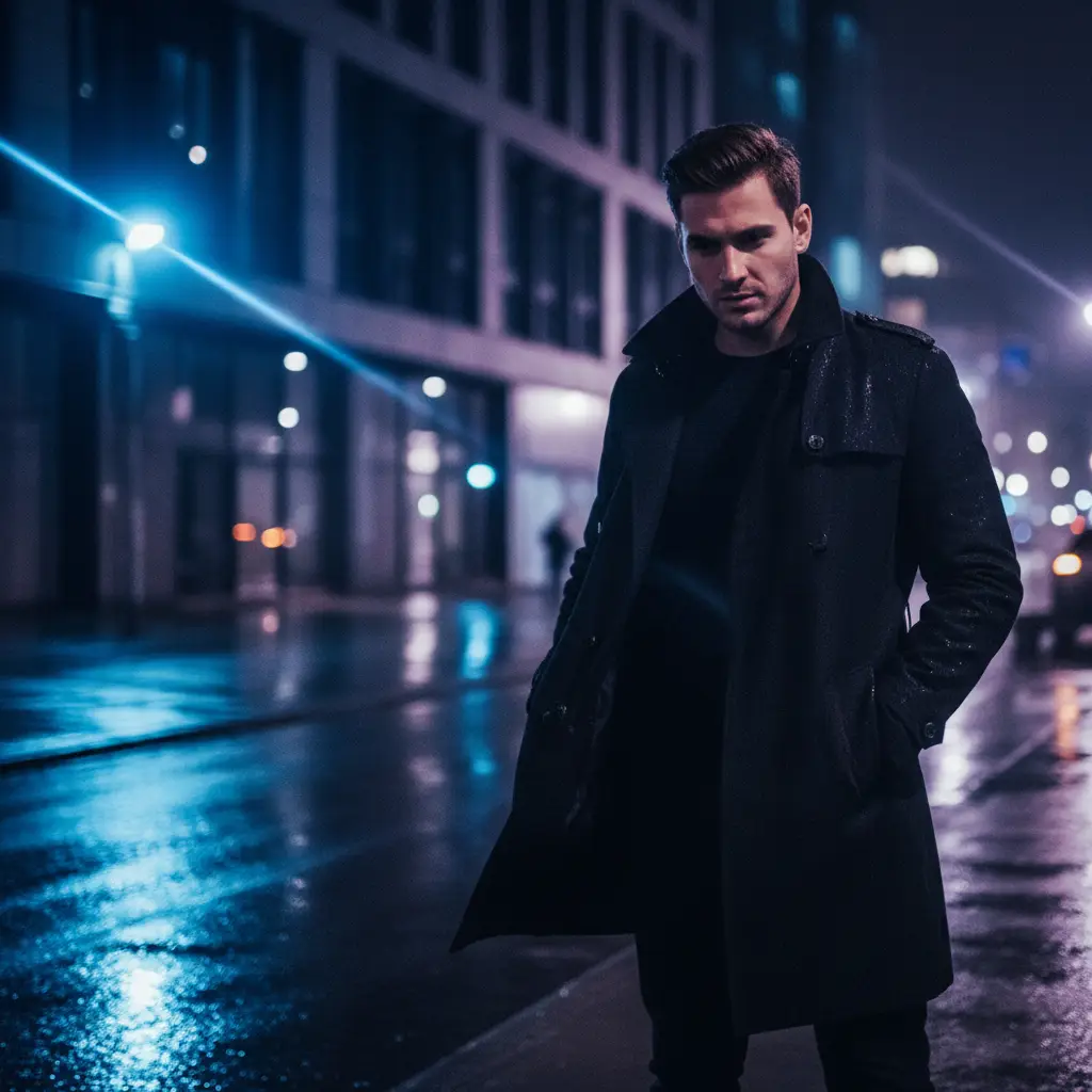 Neon Noir Nights — Realistic People (8K) AI Prompt
