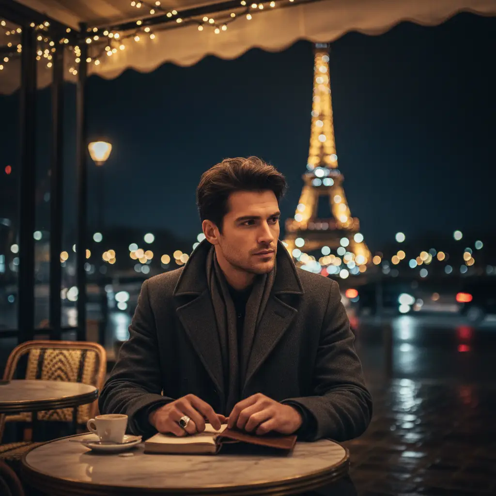 Midnight in Paris Portrait — Trends AI Prompt
