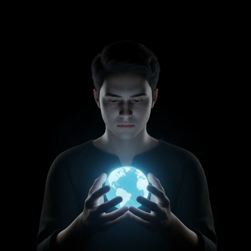 Ethereal Earth Gaze — Fantasy & Sci-Fi AI Prompt
