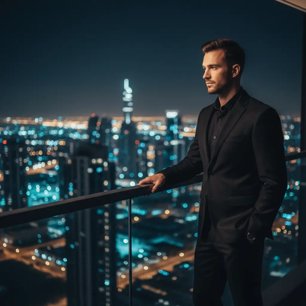 City of Gold Dreams — Realistic People (8K) AI Prompt