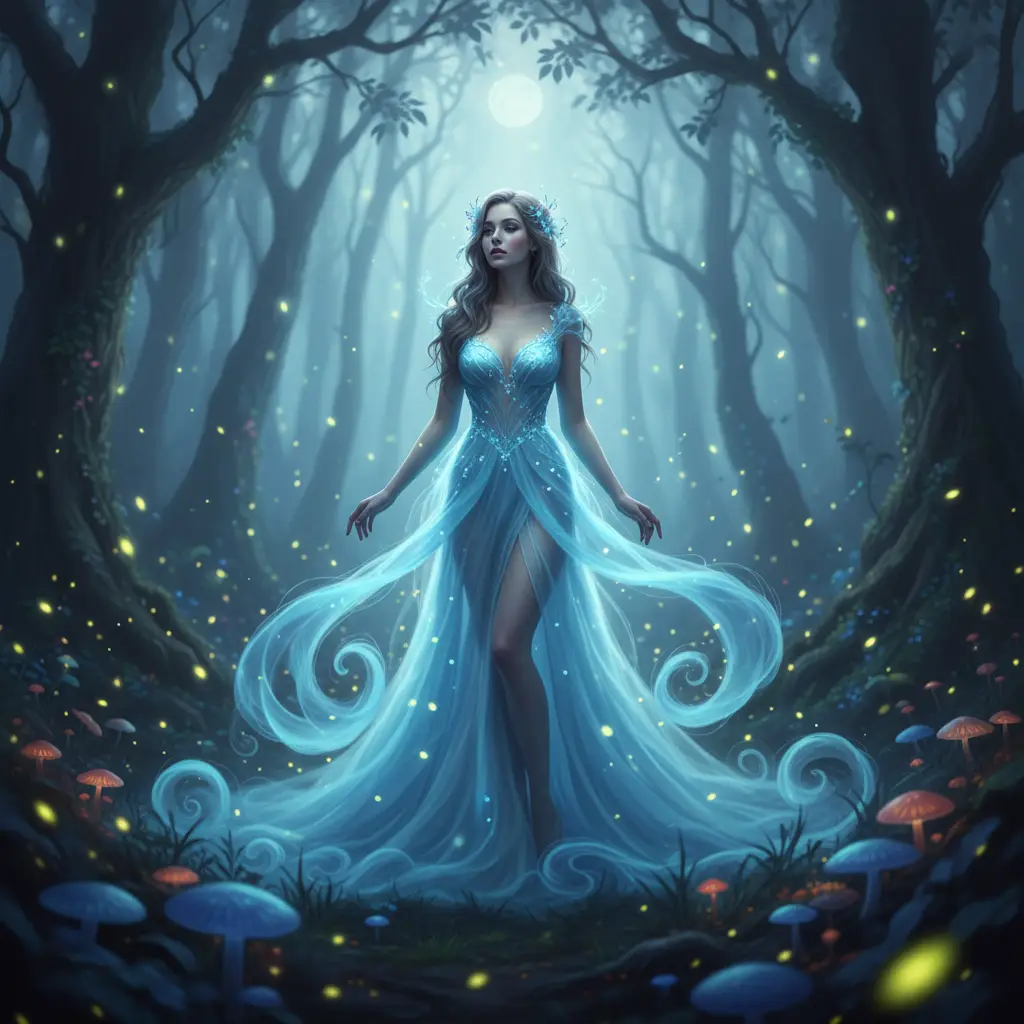 Ethereal Smoke Gown — Trends AI Prompt