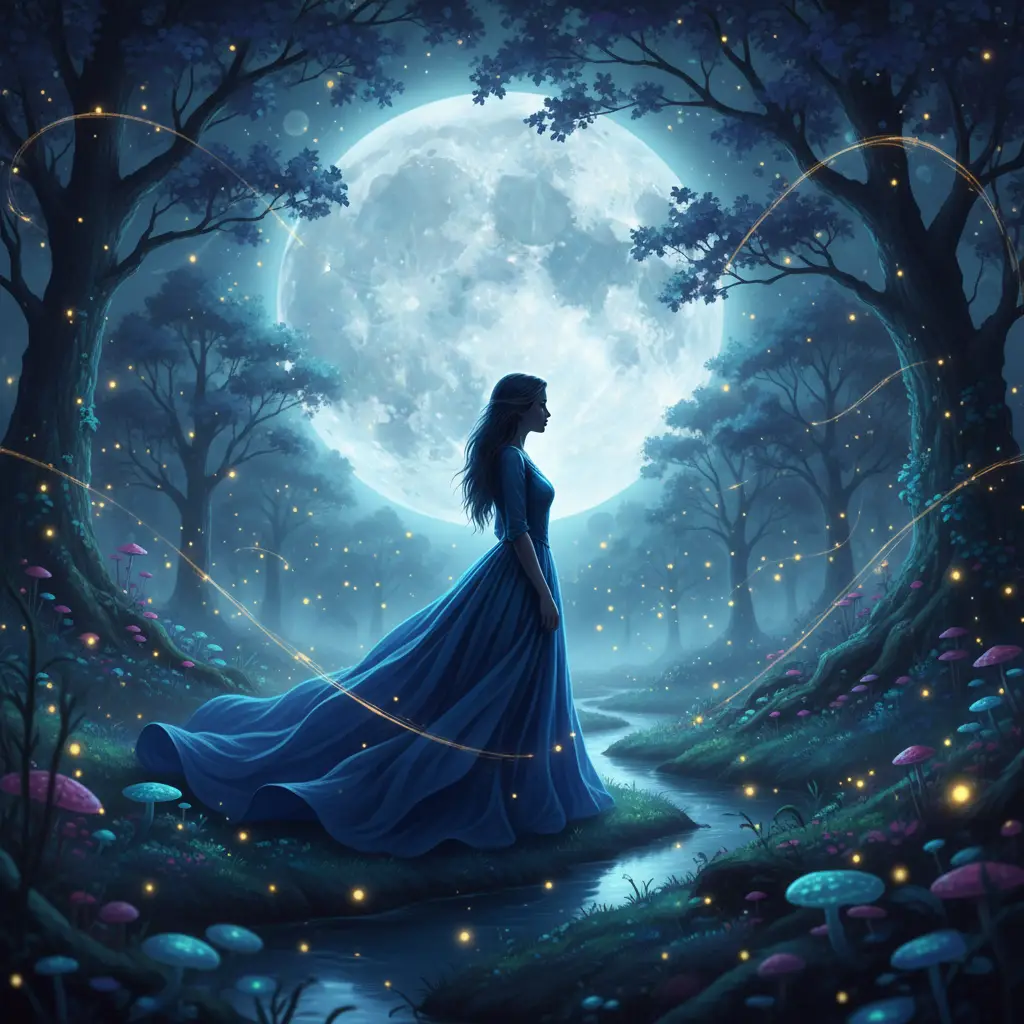 Moon Goddess Glow — Realistic People (8K) AI Prompt