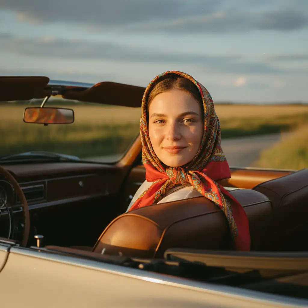 Babushka Chic Road Trip — For Girls AI Prompt