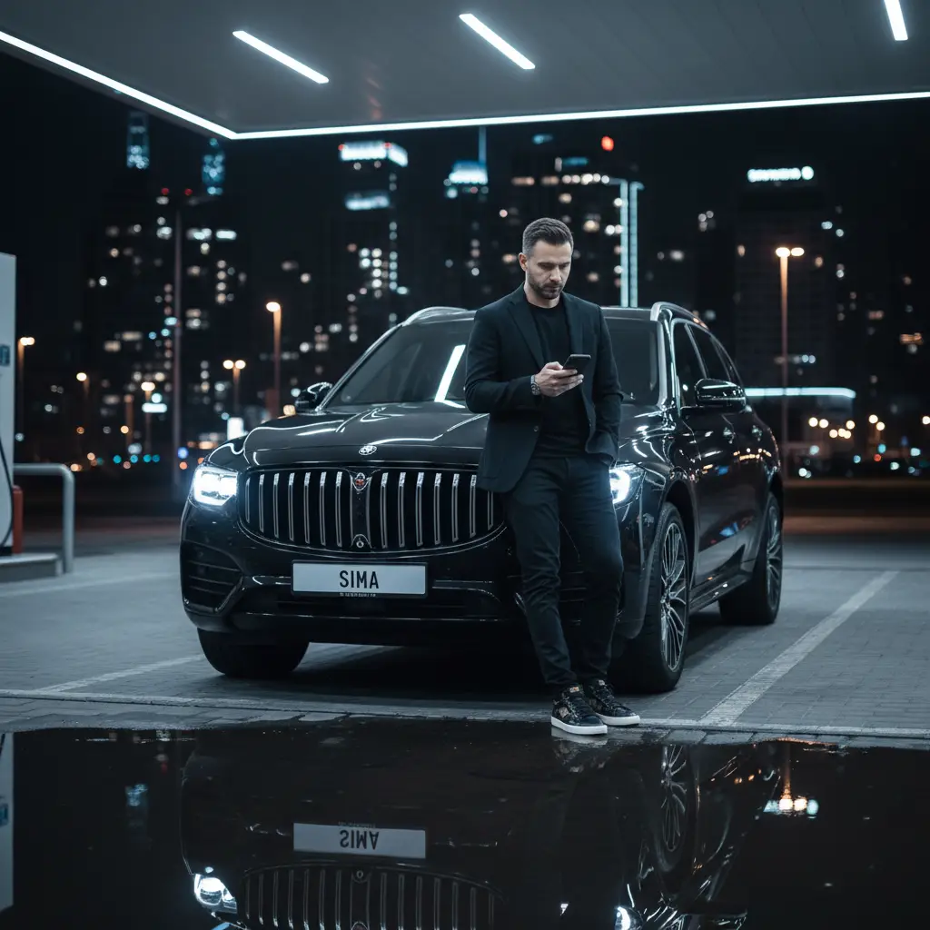 Urban Night Luxe Portrait — For Men AI Prompt