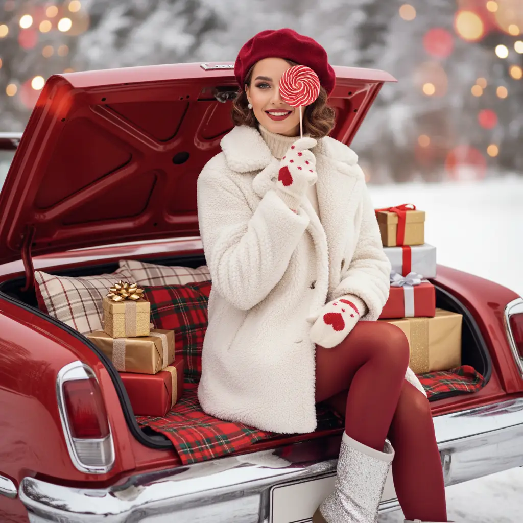 Sweet Winter Chic Portrait — Trends AI Prompt