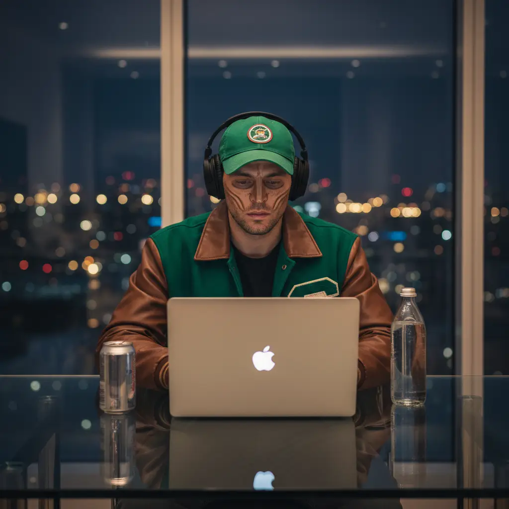 Night City Tech Portrait — Realistic People (8K) AI Prompt