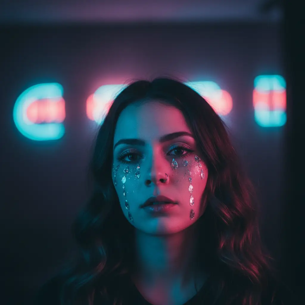 Neon Dreams Portrait — Realistic People (8K) AI Prompt