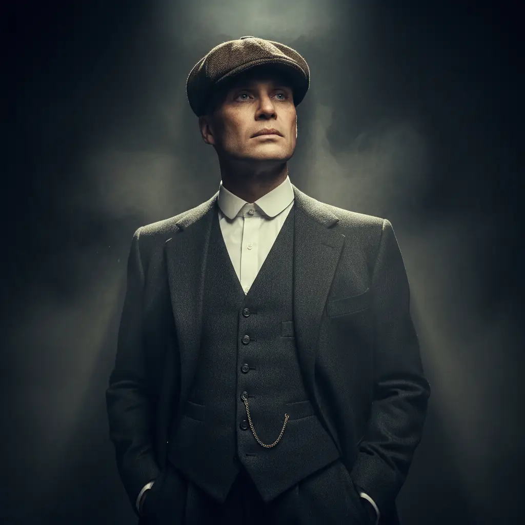 Peaky Blinders Studio Portrait — For Men AI Prompt