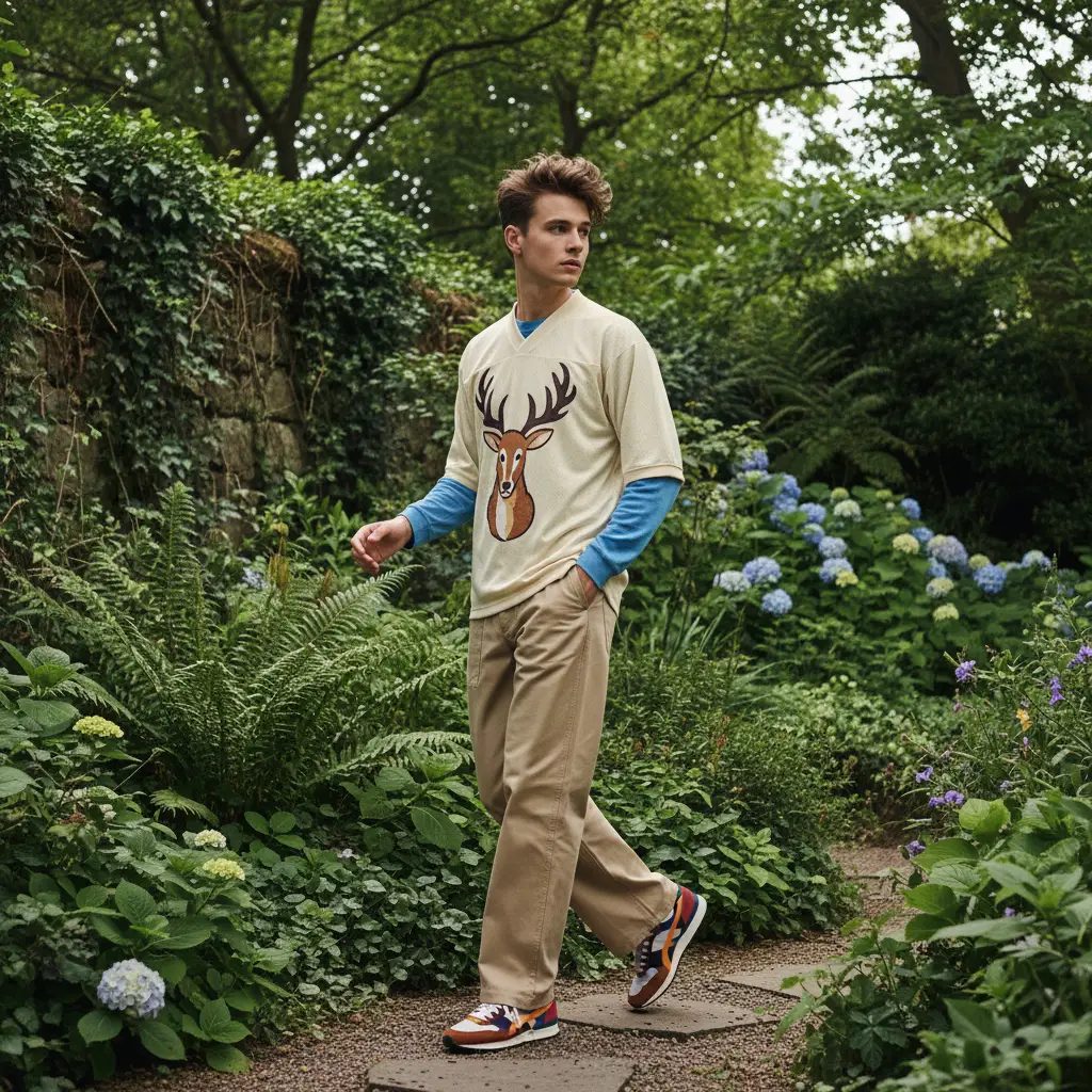 Vintage Garden Stroll — For Men AI Prompt