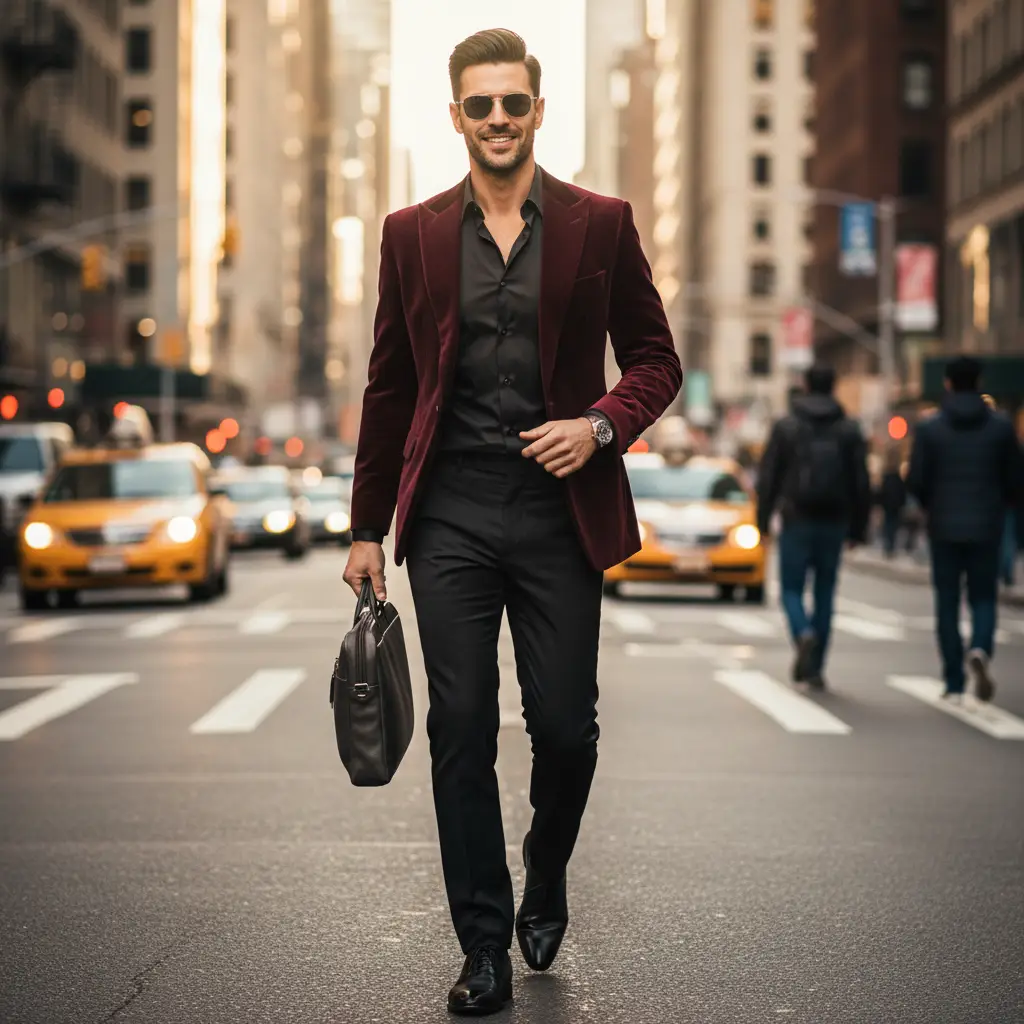 Confident Urban Professional — Trends AI Prompt