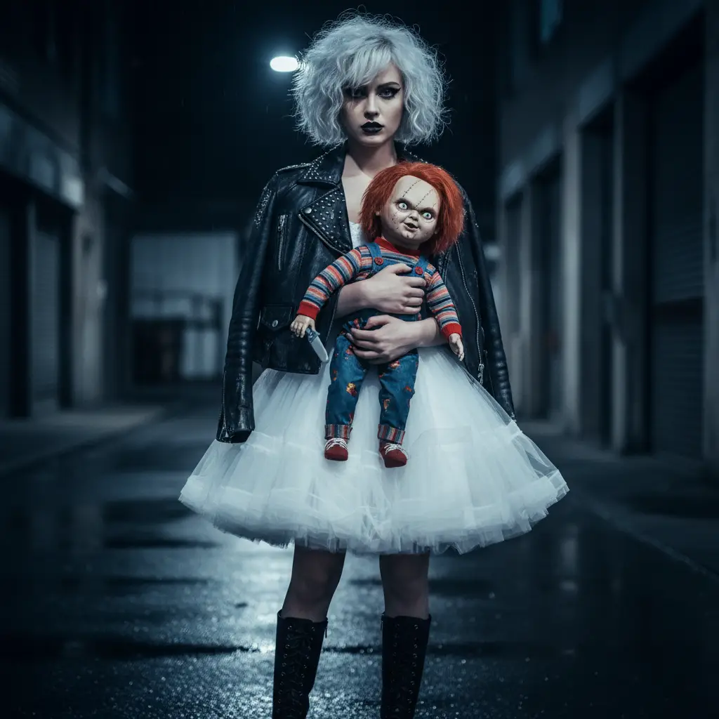 Chucky Bride Aesthetic — Halloween AI Prompt