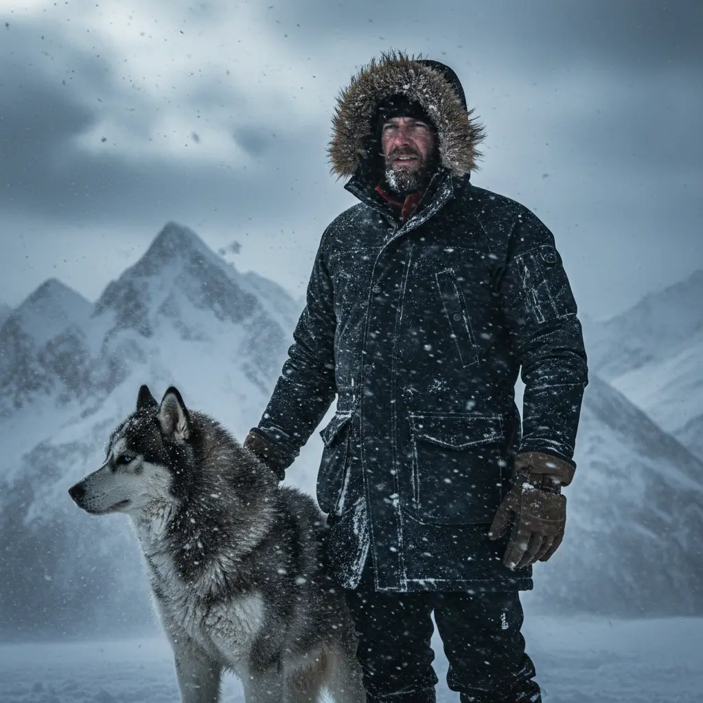 Mountain King in the Storm — Realistic People (8K) AI Prompt