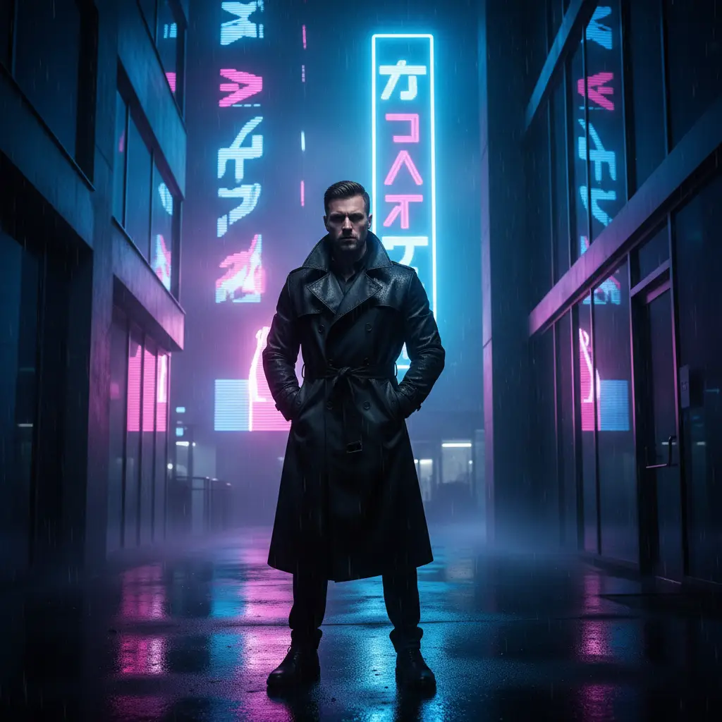 Neon Noir Nights — Fantasy & Sci-Fi AI Prompt