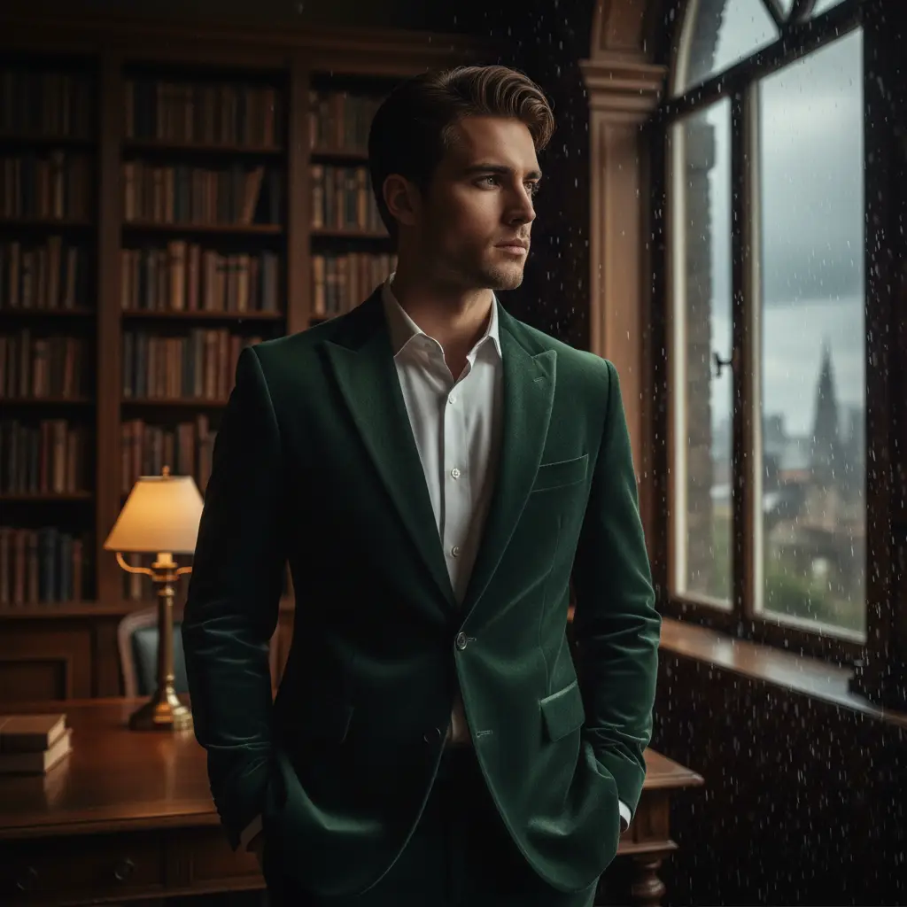 Rainy Day Contemplation — Realistic People (8K) AI Prompt