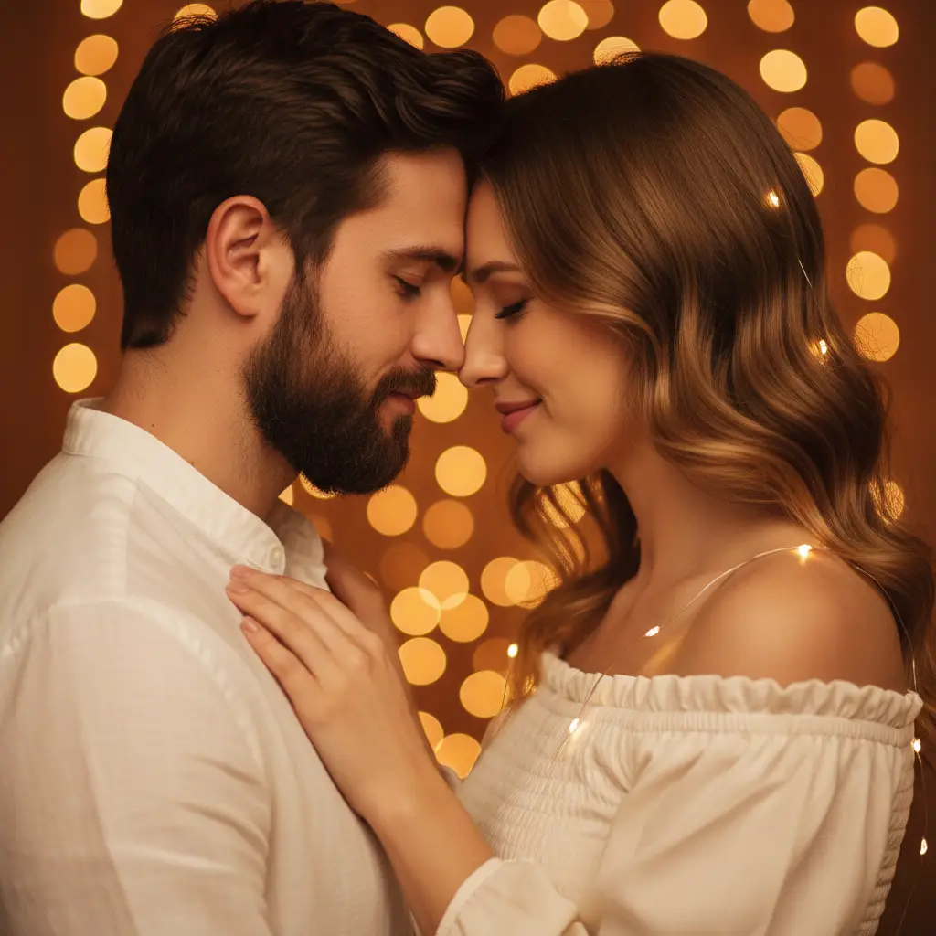 Ethereal Bokeh Couple — Couples AI Prompt