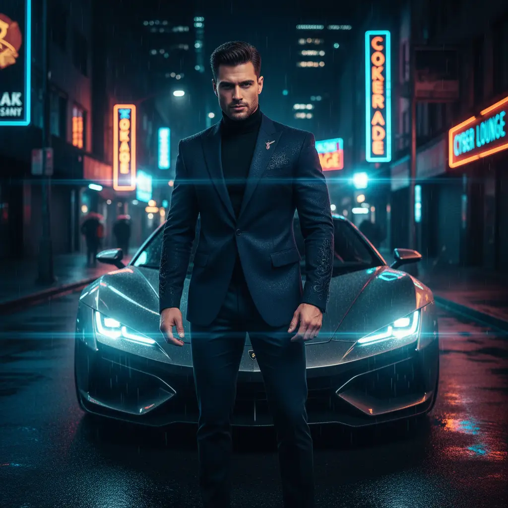 Night Drive Power — Fashion AI Prompt