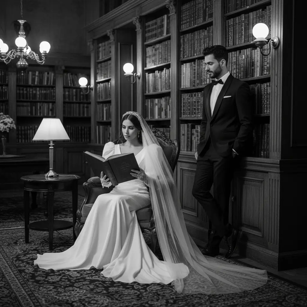 Timeless Bookshop Romance — couples AI Prompt