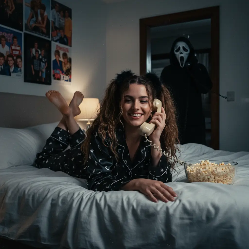Late Night Scream Scene — Halloween AI Prompt