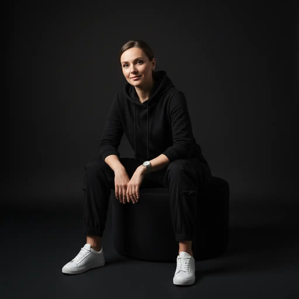 Modern Studio Confidence — Trends AI Prompt