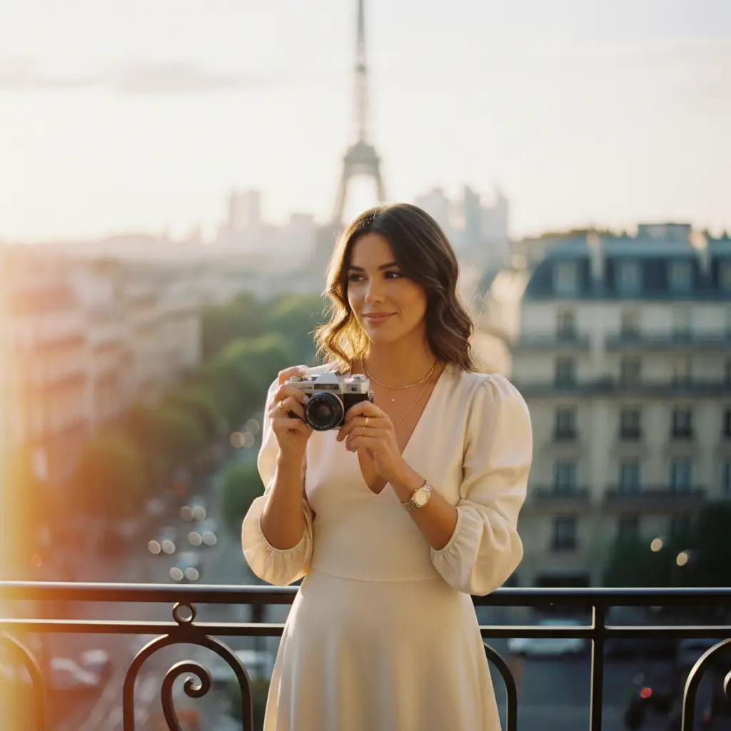 Golden Hour in Paris — Realistic People (8K) AI Prompt
