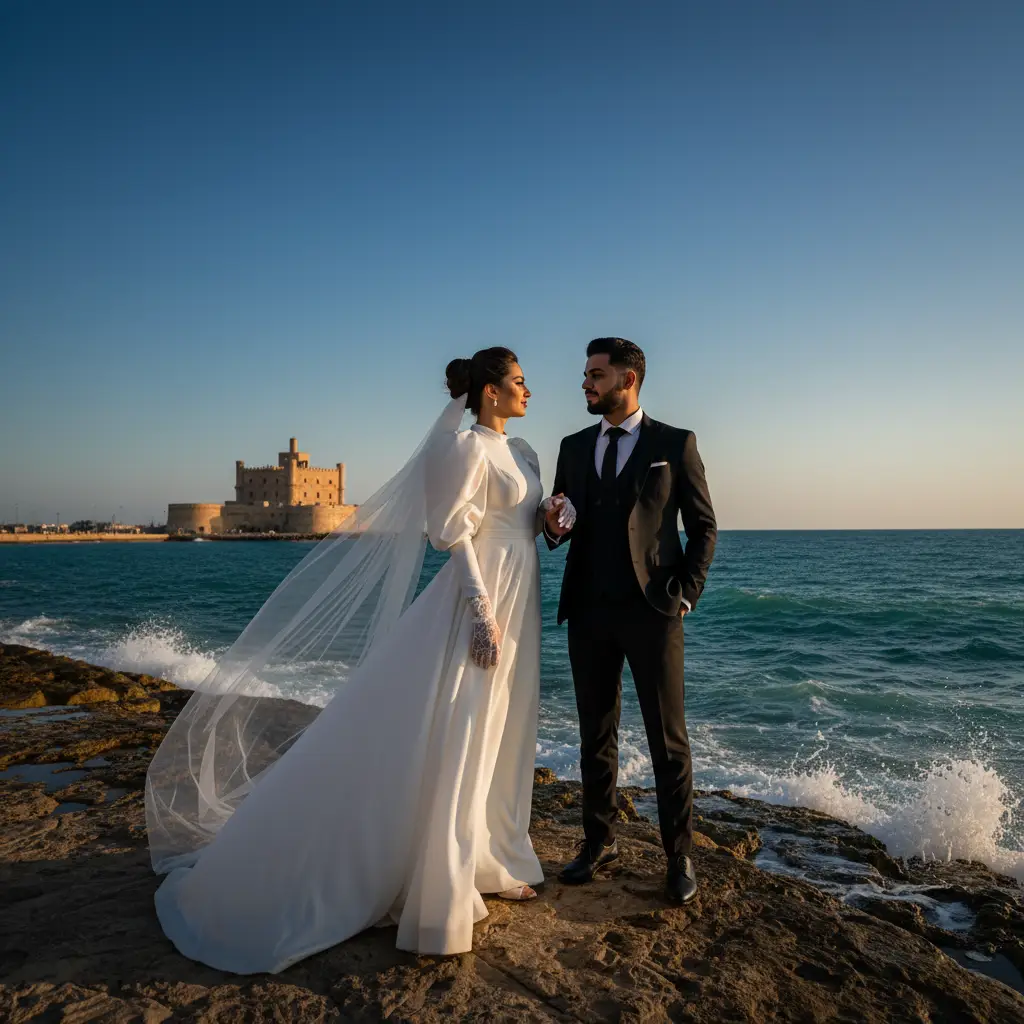 Alexandria Cinematic Romance — Couples AI Prompt