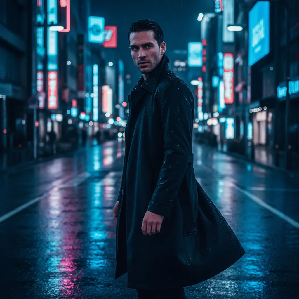 Tokyo Neon Noir — Realistic People (8K) AI Prompt